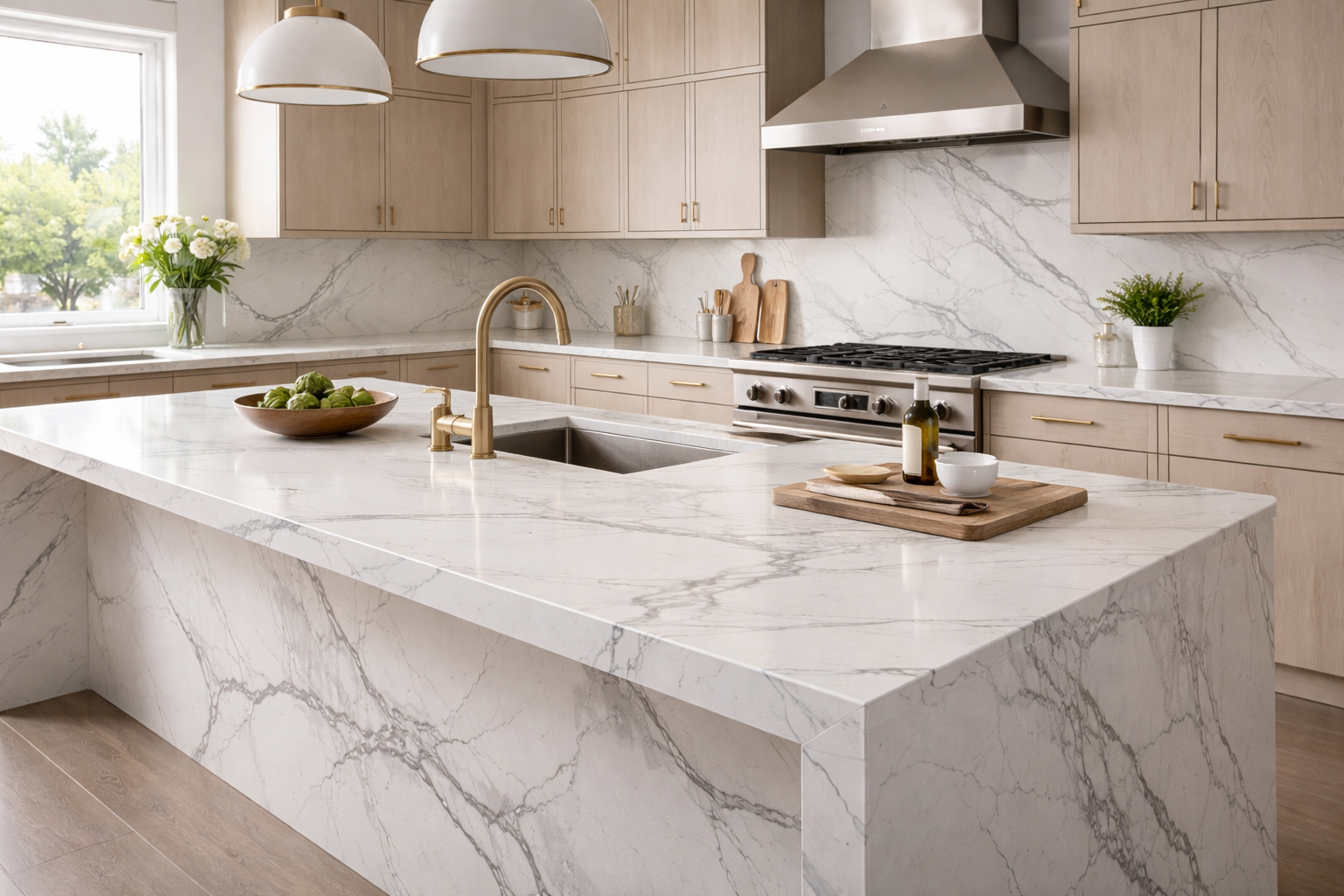 스톤할 CNC 가공 및 인조대리석 제작 이미지