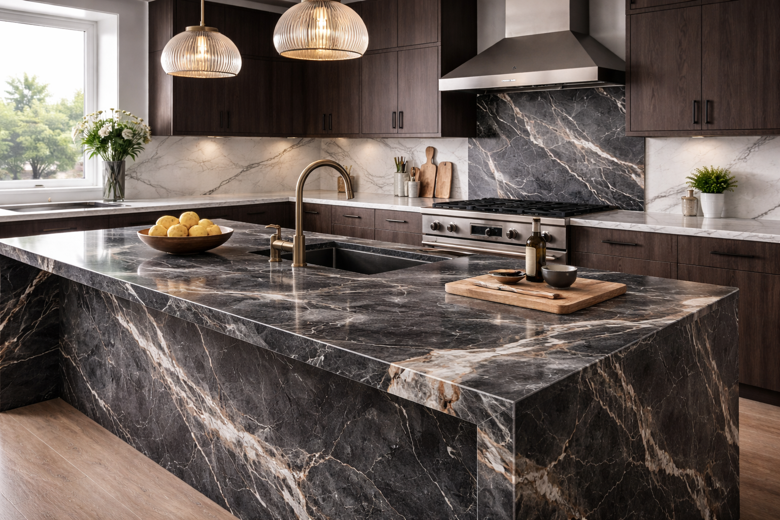 스톤할 인조대리석 시공 현장 이미지